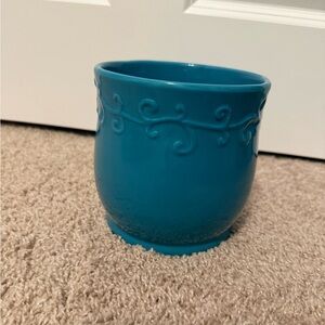 Edible Arrangements | Teal Blue Green Ceramic Planter Flower Pot/Vase